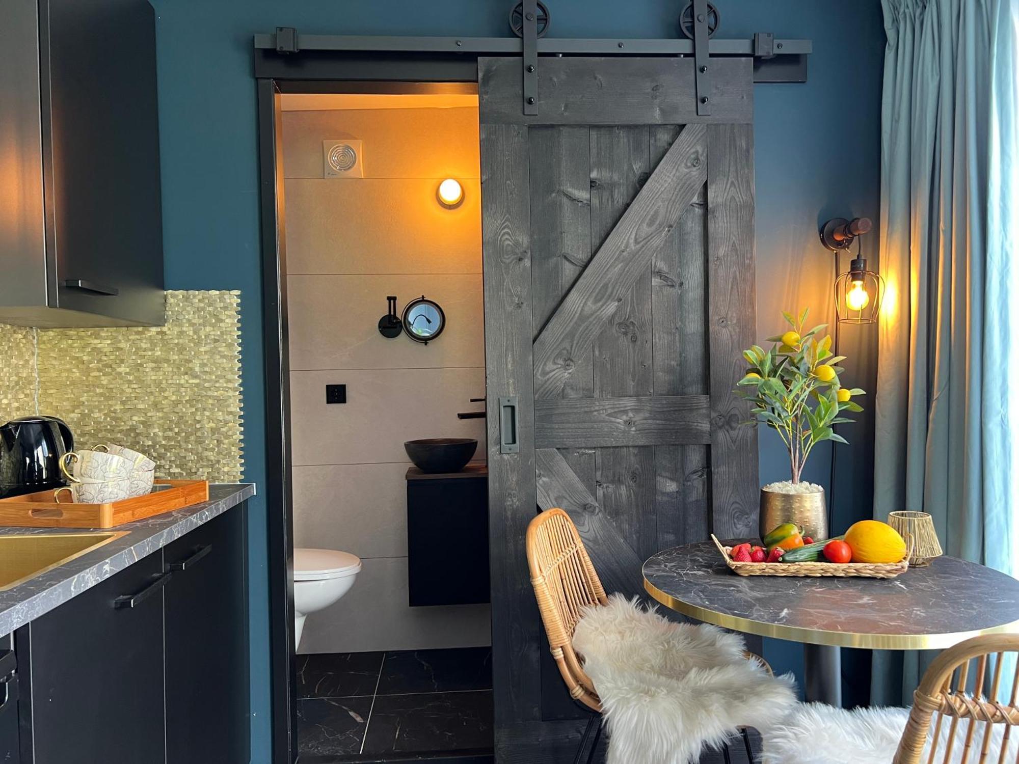 B&B Prive Tiny House Bij Zee สเตลเลนดัม ภายนอก รูปภาพ
