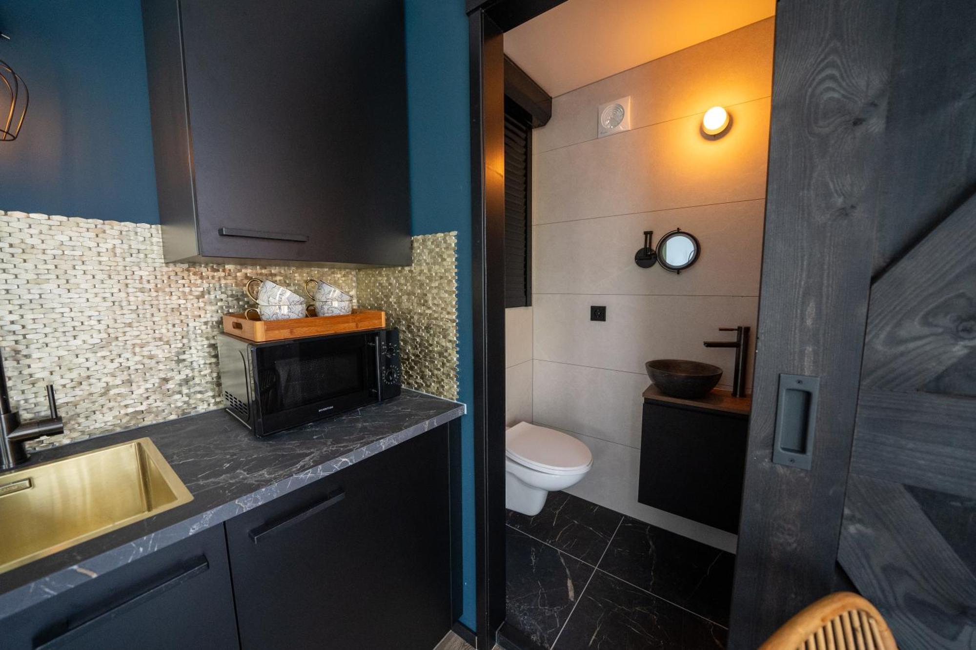 B&B Prive Tiny House Bij Zee สเตลเลนดัม ภายนอก รูปภาพ